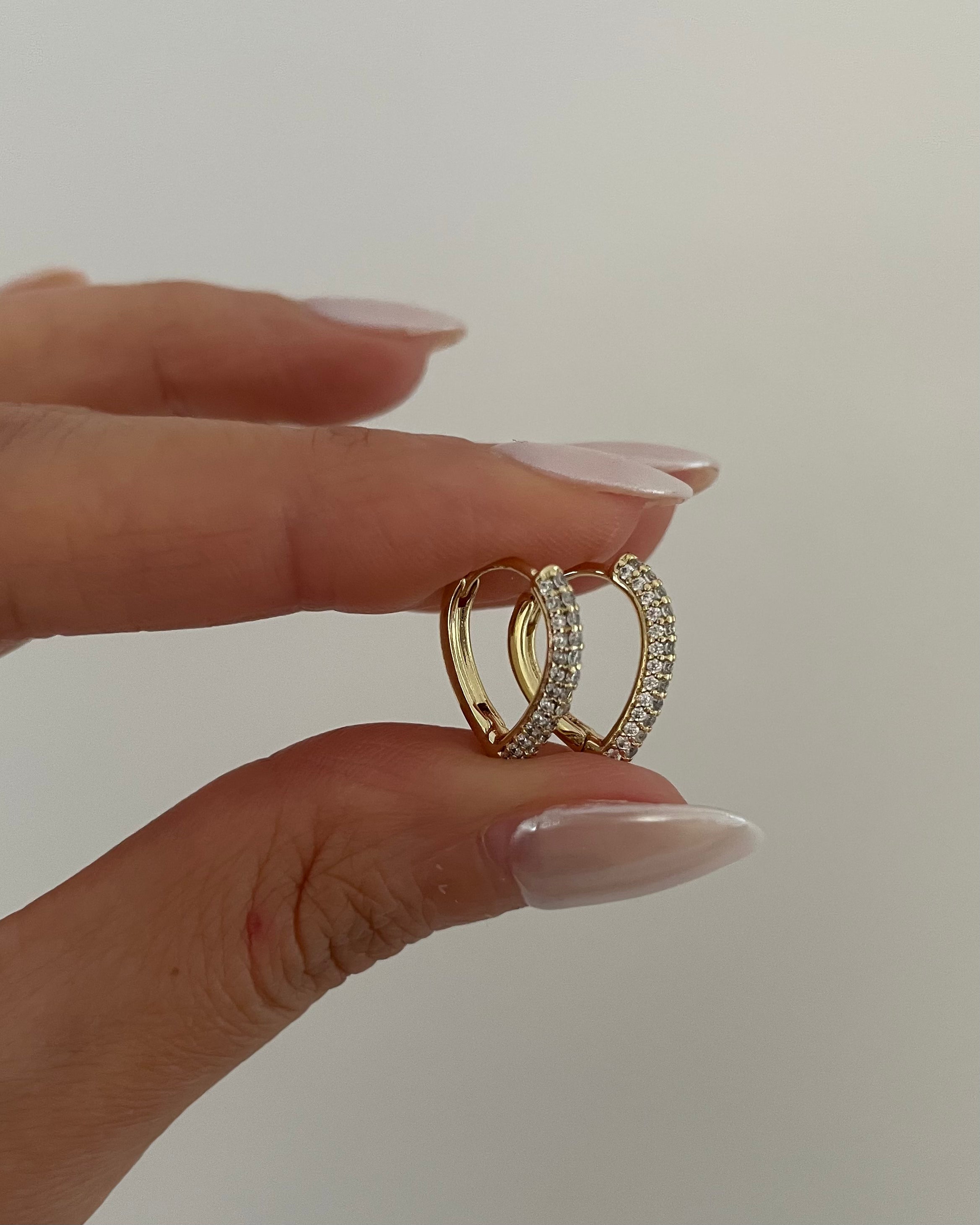 Ohrringe Elegant Drop -14K vergoldet