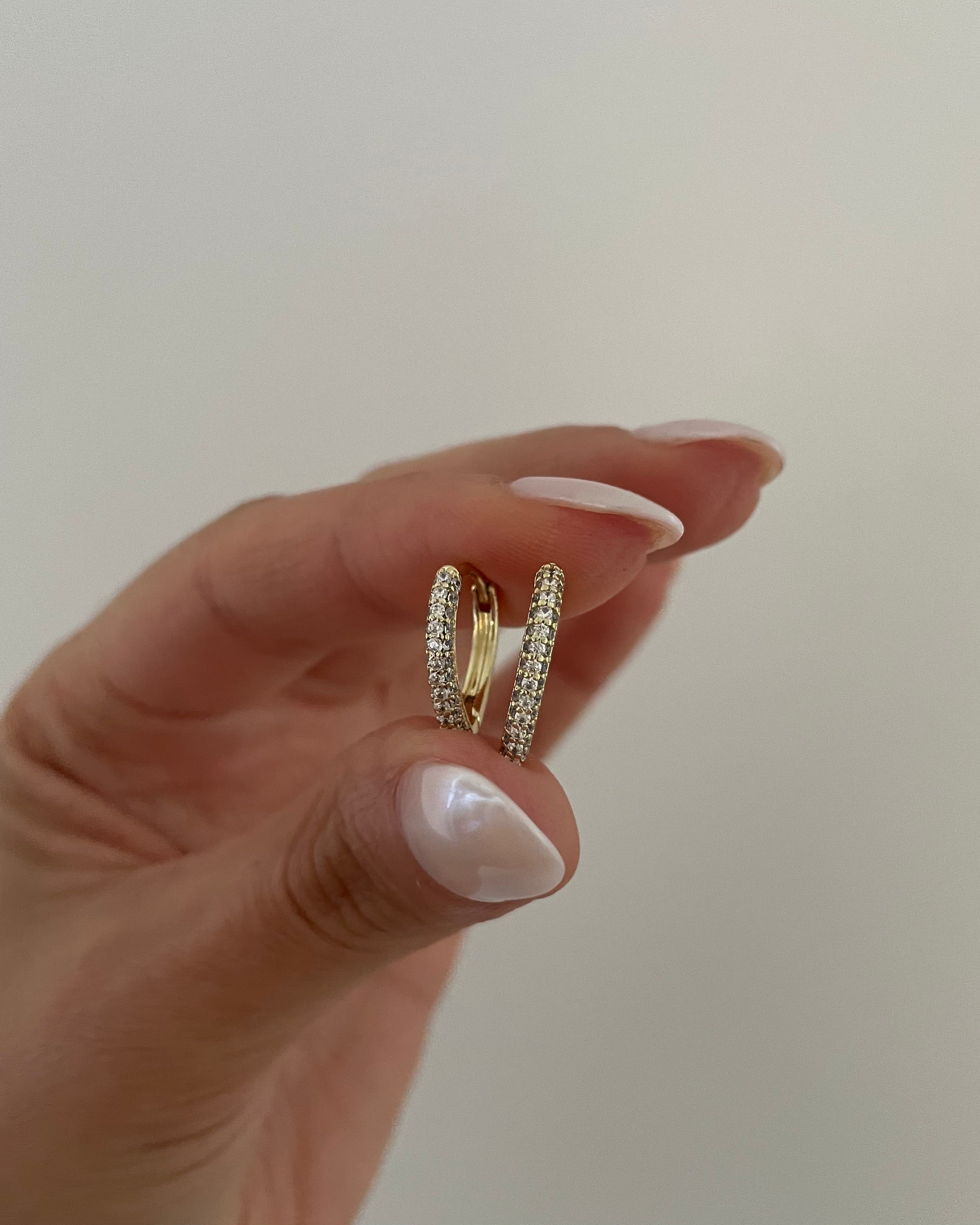 Ohrringe Elegant Drop -14K vergoldet