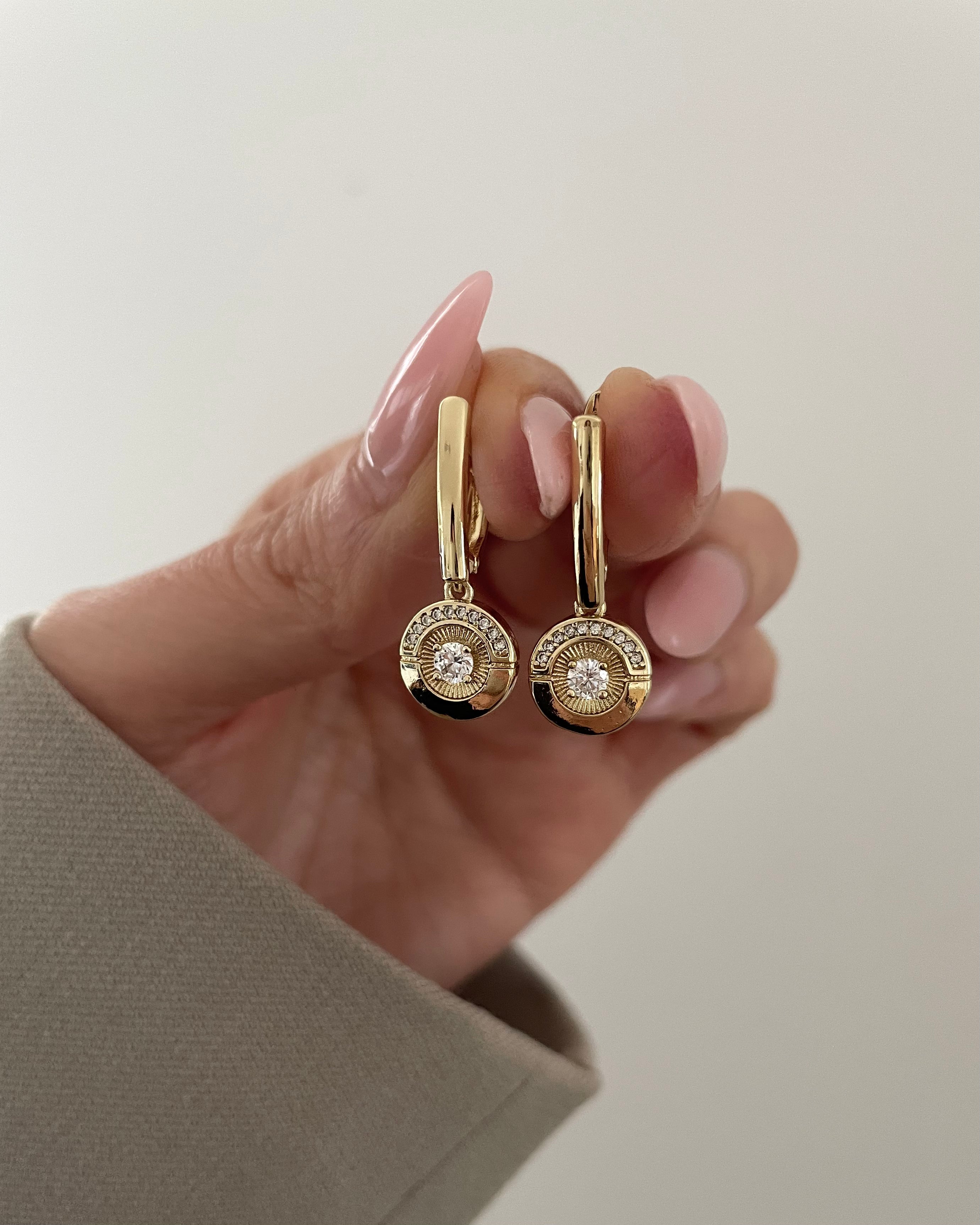 Ohrringe VIP Chic - 14K vergoldet