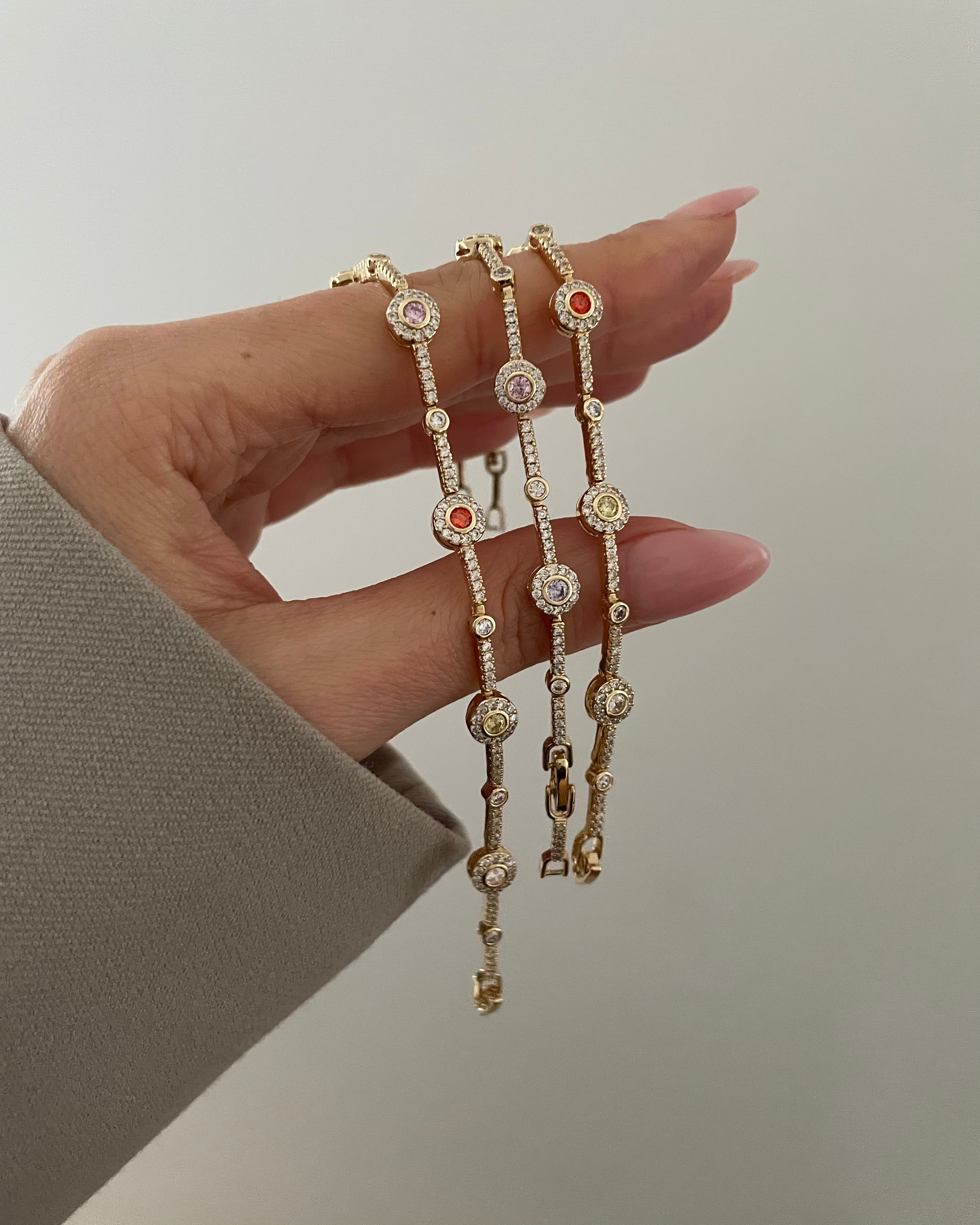 Armband VIP Multicolor - 14K vergoldet