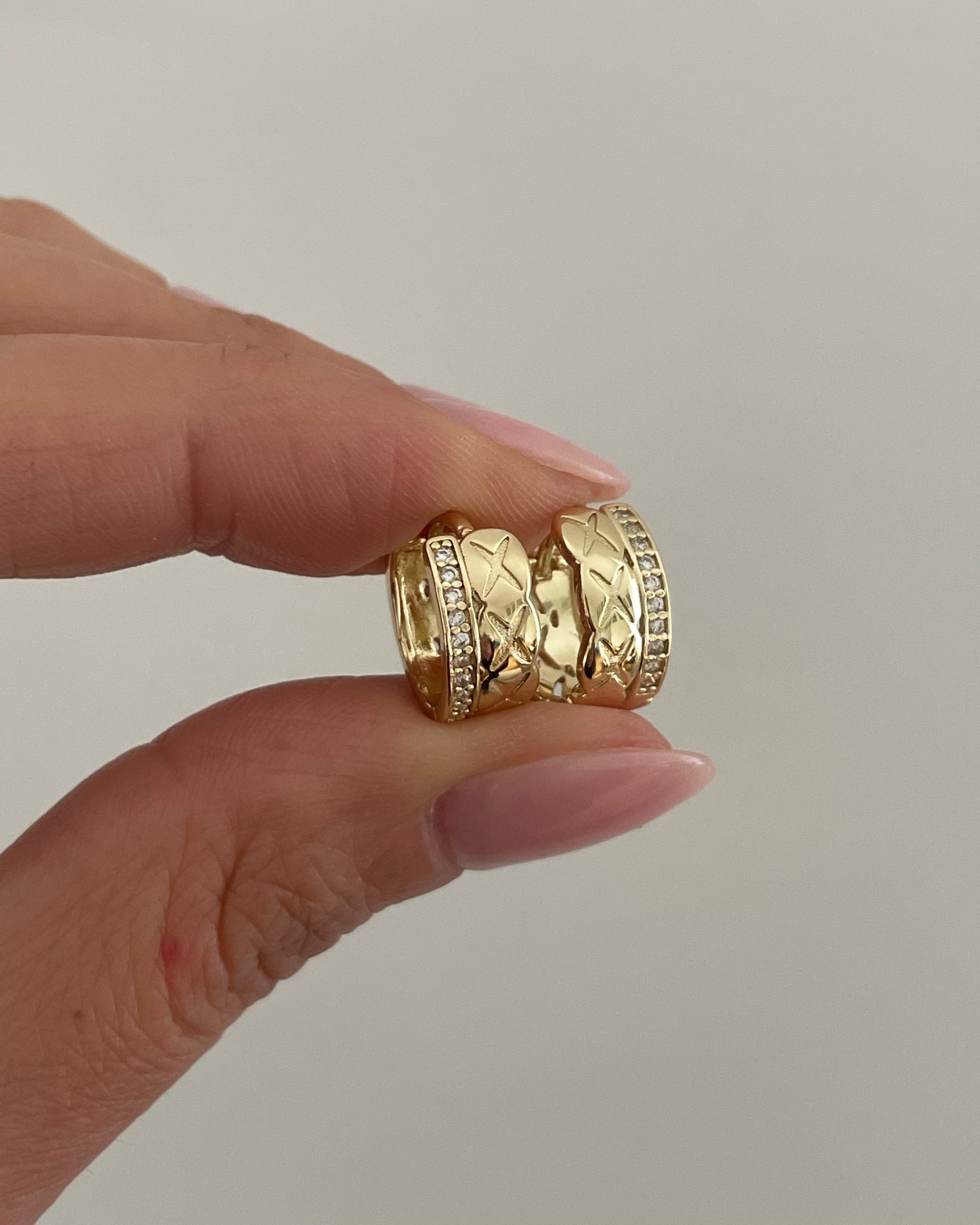 Creolen VIP Layer Chain -14K vergoldet