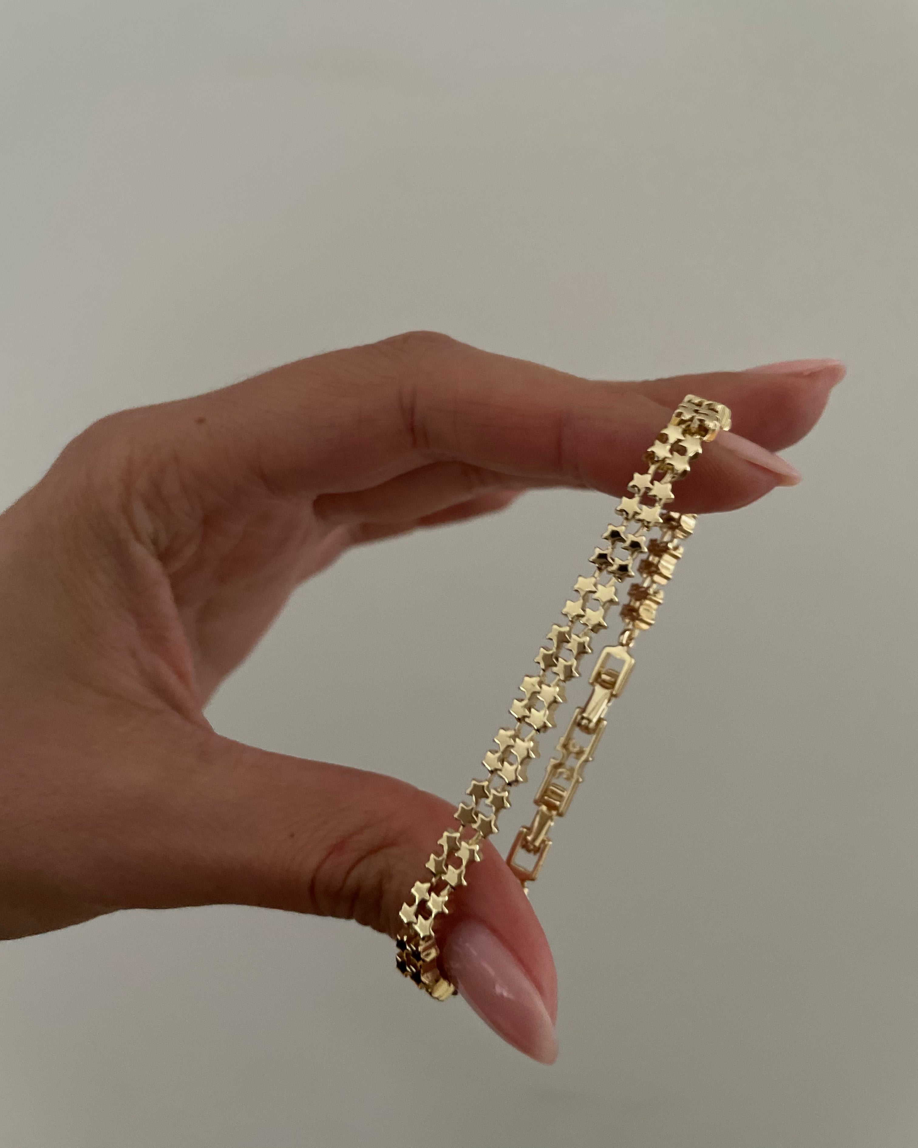 Armband VIP Mini Stars -14K vergoldet