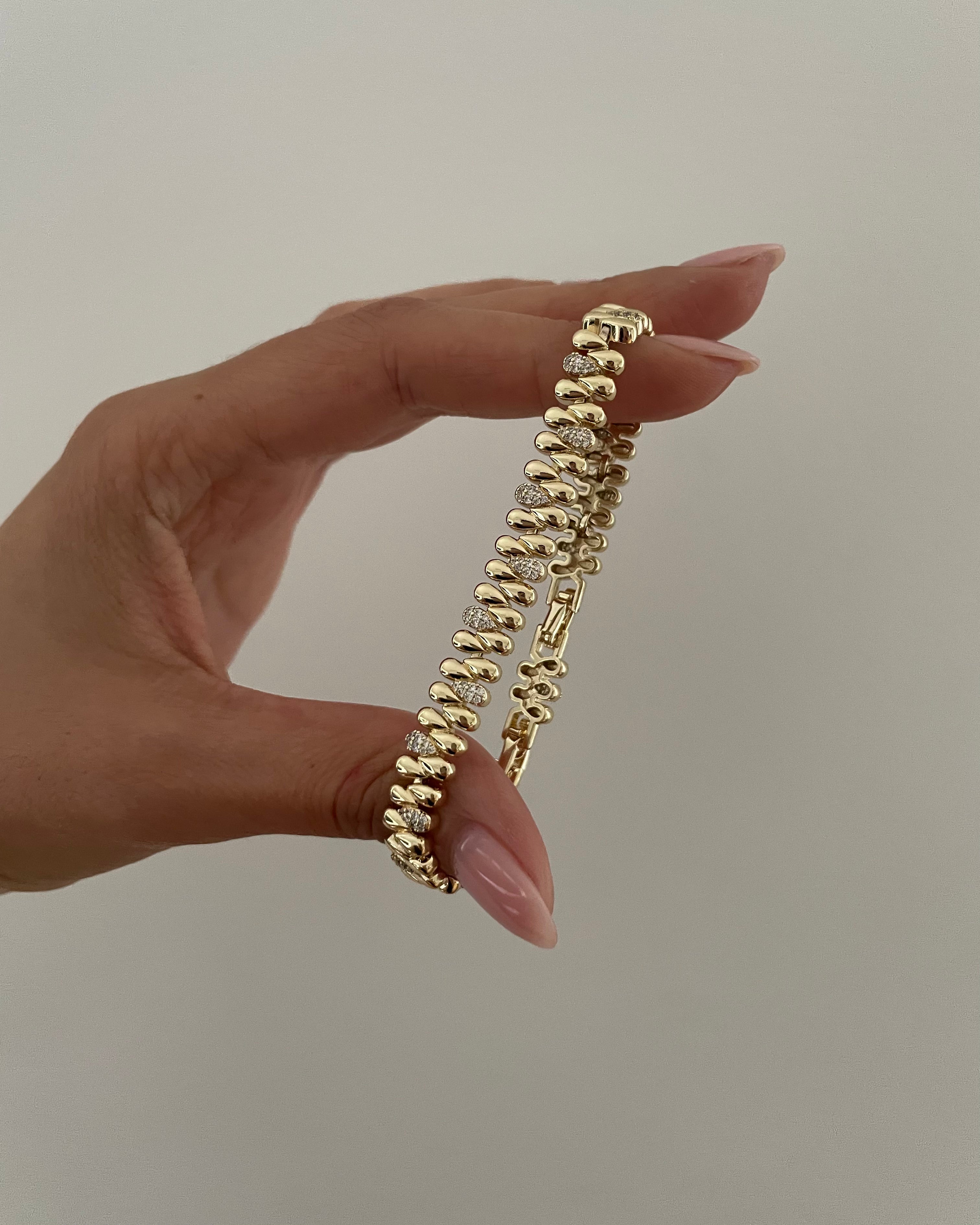 Armband VIP Mini Drops -14K vergoldet