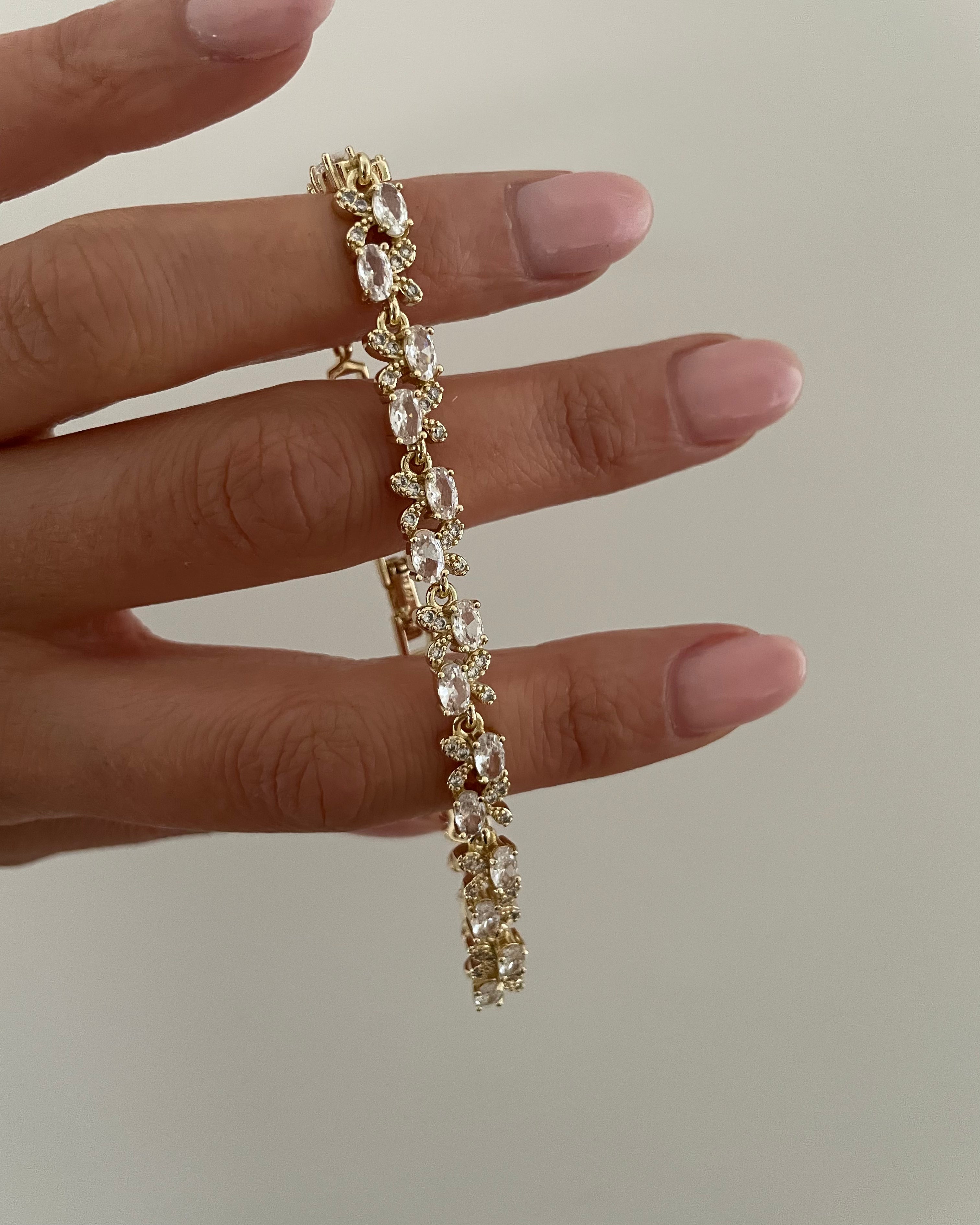 Armband VIP Cyrstal Bunny -14K vergoldet