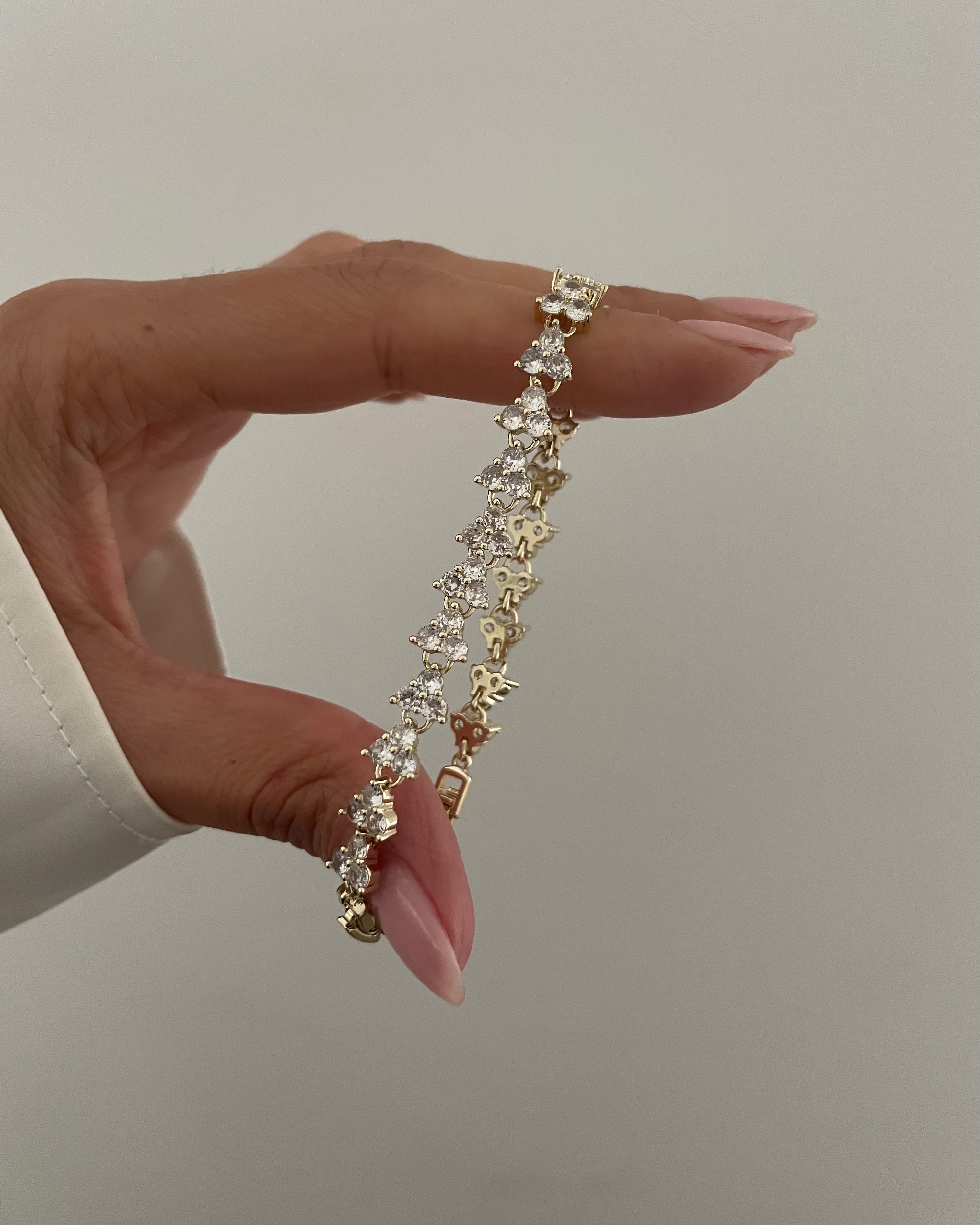 Armband VIP Triangle Shine -14K vergoldet