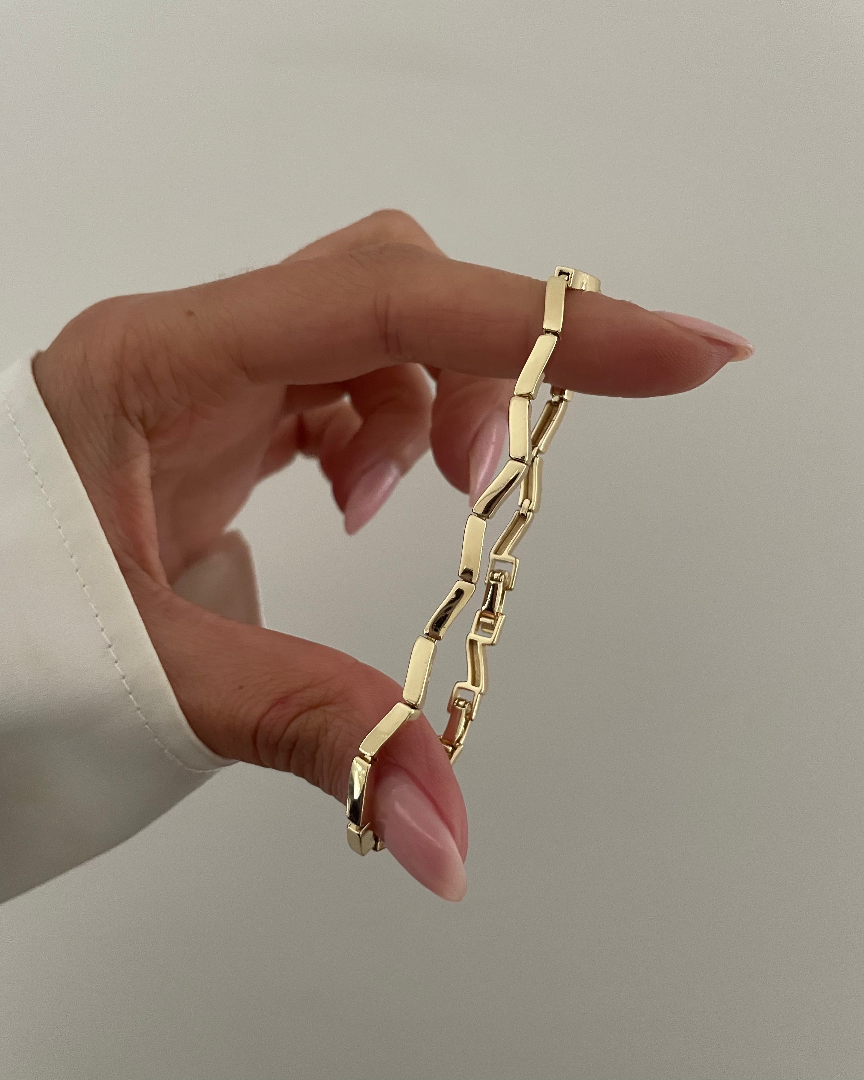 Armband VIP Zack Line -14K vergoldet
