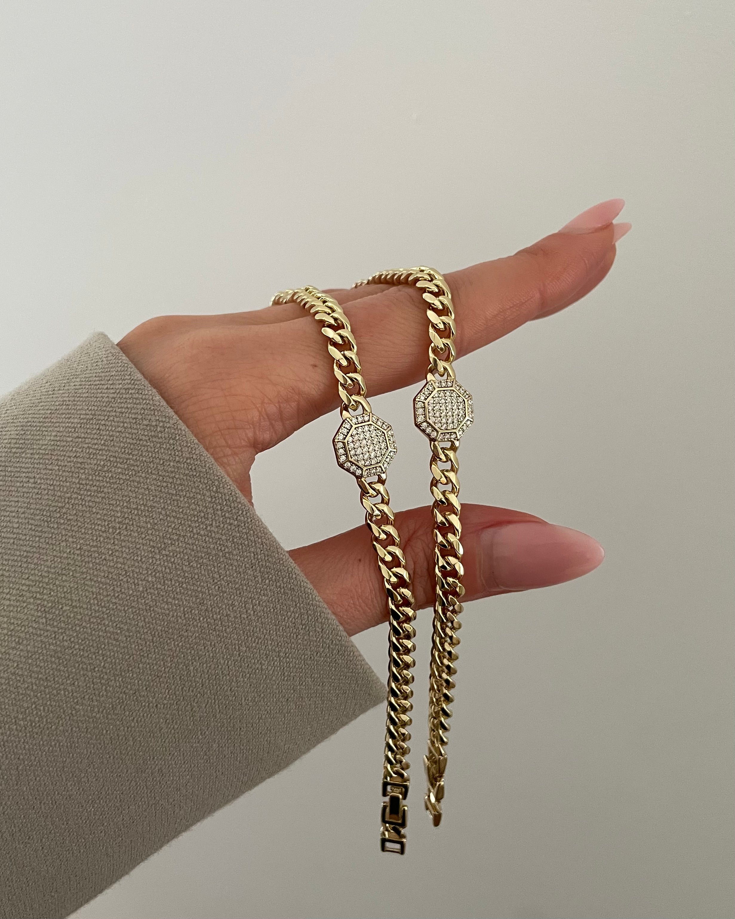 Armband VIP Chain Vintage -14K vergoldet