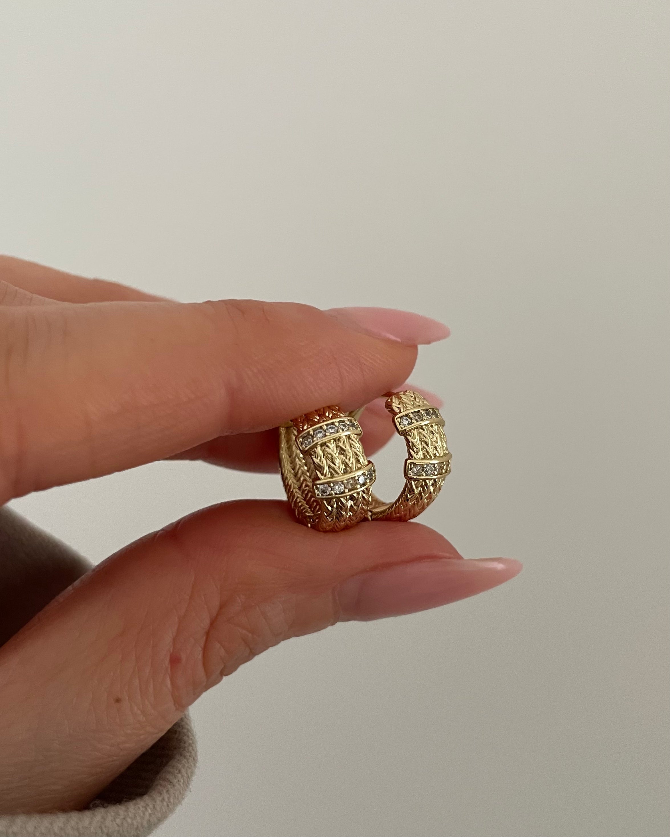 Creolen VIP Chains -14K vergoldet