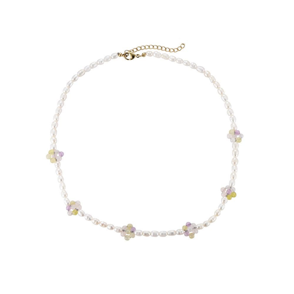 Kette Pearl Flower