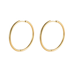 Creolen Fine Hoop Gold 3,2cm