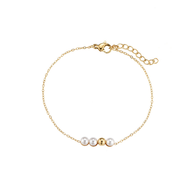 Armband Golden Pearl