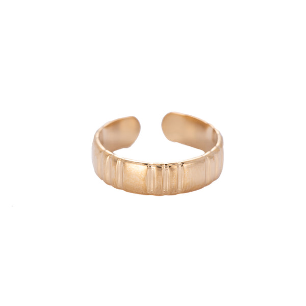 Ring Edelstahl Classic Gold