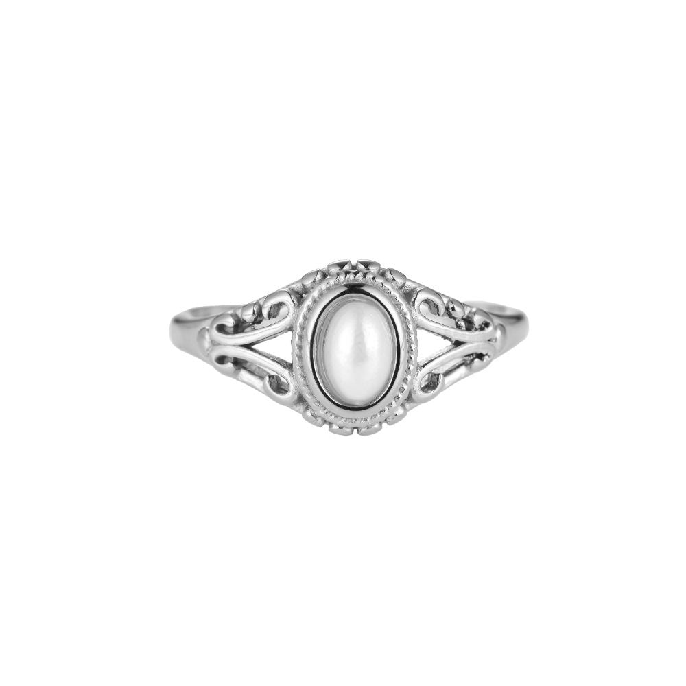 Ring Pearl Vintage Silber