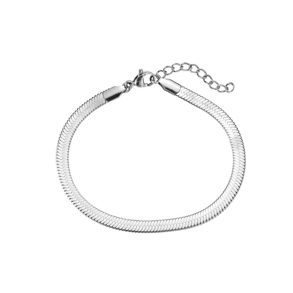 Armband Snake Chain 0,4cm Silber