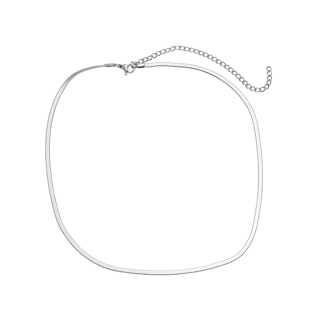 Kette Snake Chain 0,3cm Silber