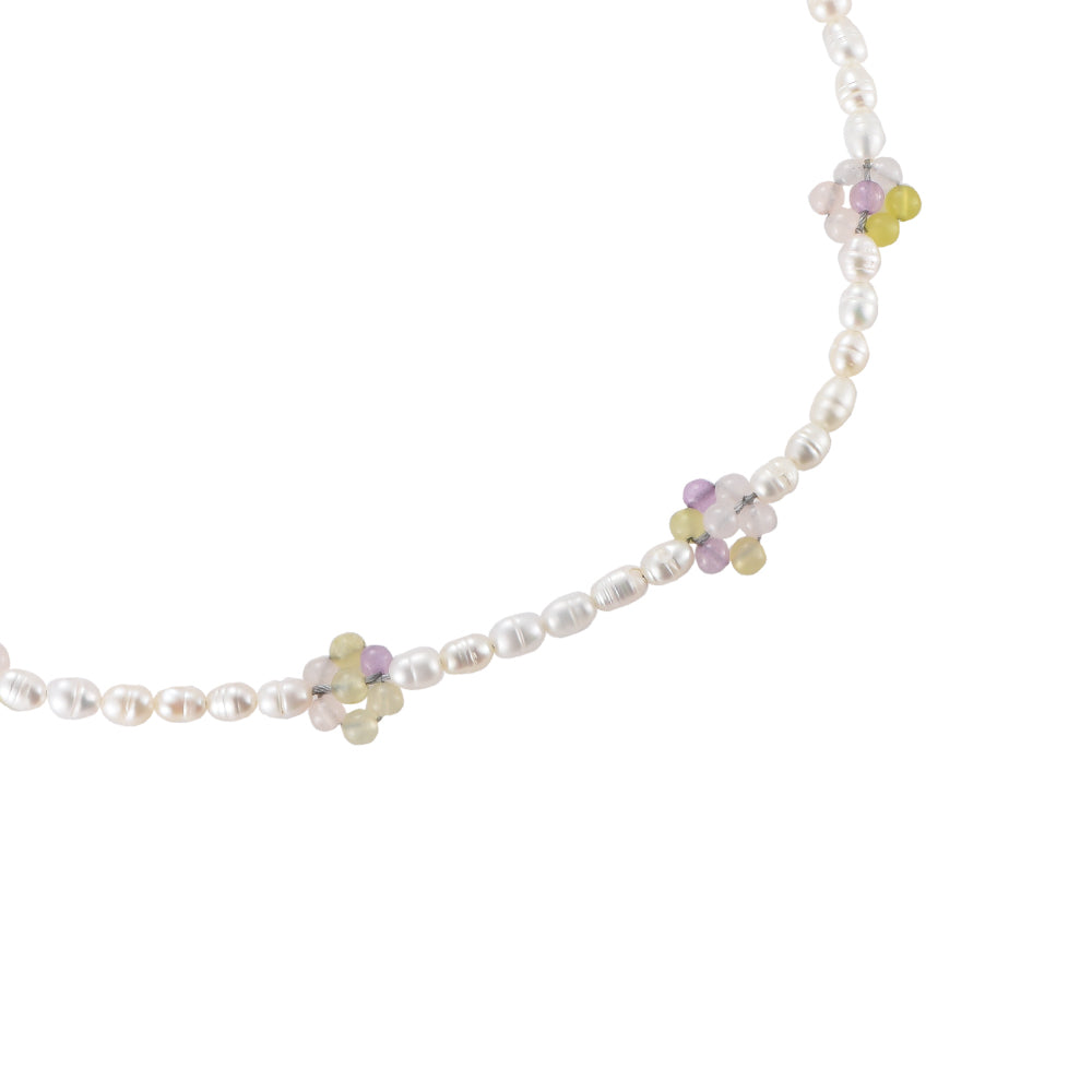 Kette Pearl Flower